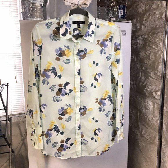 Banana Republic Floral Button Down Shirt - Multicolor - Picture 3 of 10